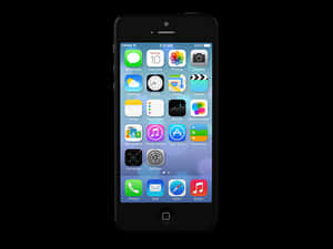 i Phone Home Screen Display PNG image with transparent background