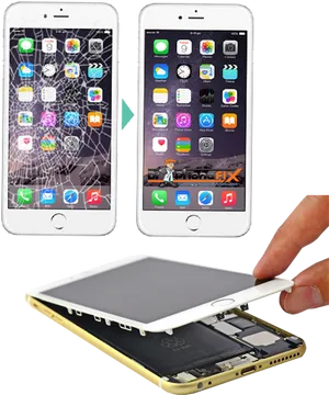 I Phone Screen Repair Advertisement PNG Image