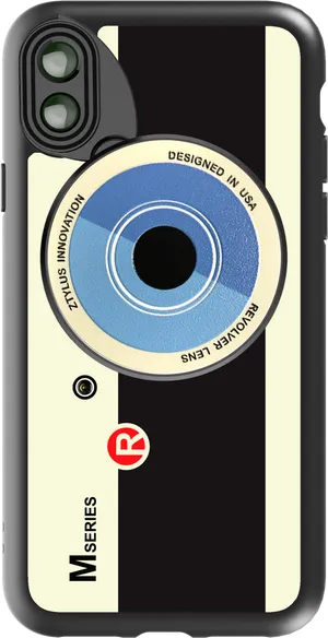 I Phone X Camera Design Case PNG Image