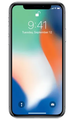 I Phone X Display Lock Screen PNG Image