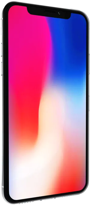 I Phone X Front View PNG Image