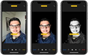 I Phone X Portrait Lighting Modes PNG Image