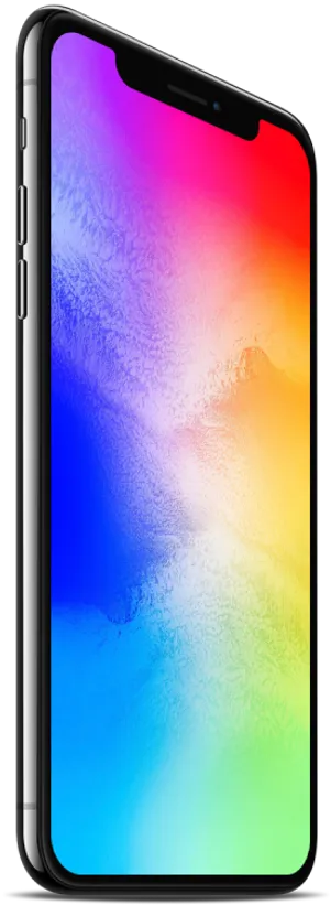 I Phone X Side View PNG Image