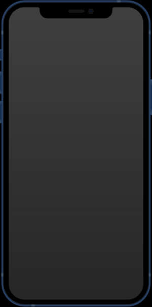 i Phone12 Blank Screen PNG image with transparent background