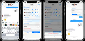 i Phone12i Message Group Chat Features PNG image with transparent background