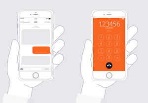 i Phonein Hand Messagingand Dialing PNG image with transparent background
