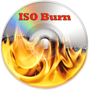 I S O Burn C D Graphic PNG image with transparent background