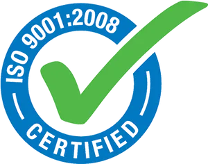 I S O90012008 Certification Logo PNG Image