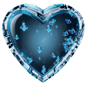 Ice Blue Heart Symbol Png 32 PNG Image