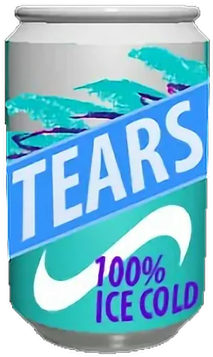 Ice Cold Tears Can Parody PNG Image