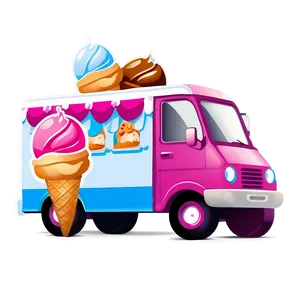 Ice Cream Truck Business Logo Png Koi70 PNG Image