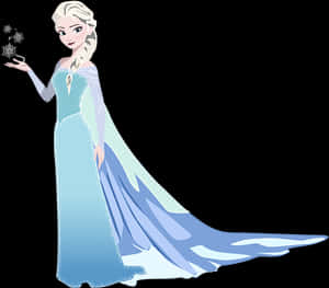 Elsa Frozen Vector Png - Elsa Frozen Silhouette, Transparent Png PNG