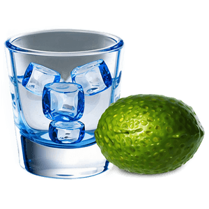 Ice Shot Glass PNG aom89 PNG