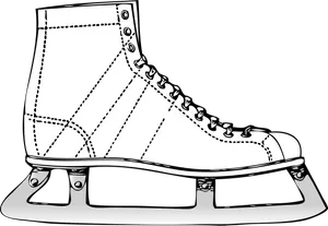 Ice Skate Illustration.png PNG Image