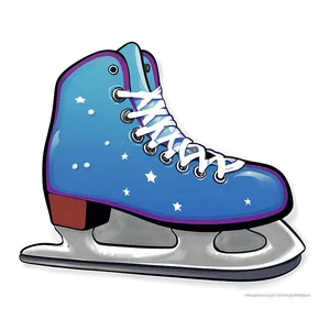 Ice Skate Illustration Png Vqa25 PNG Image