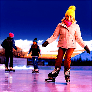 Ice Skating Bliss PNG 34 PNG