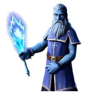 Ice Wizard Casting Png Nem21 PNG Image