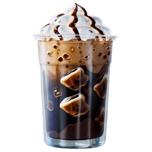Iced Coffee with Foam PNG tsn60 PNG