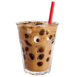 Iced Coffee with Milk PNG qjl PNG