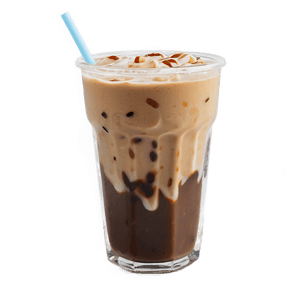 Iced Coffee with Oat Milk PNG uds PNG