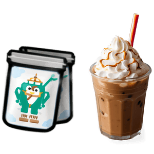 Iced Coffee with Whipped Cream PNG 77 PNG