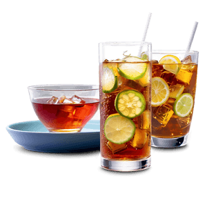 Iced Tea Glass PNG wqg PNG