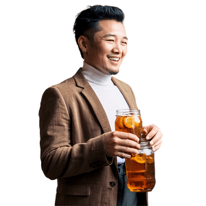 Iced Tea in Hand PNG stc68 PNG
