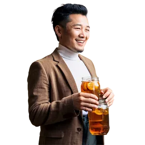 Iced Tea In Hand Png Stc68 PNG Image