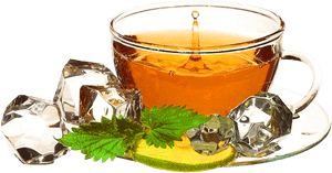 Green Tea With Ice - Herbal Tea Png Transparent, Png Download PNG with transparent background