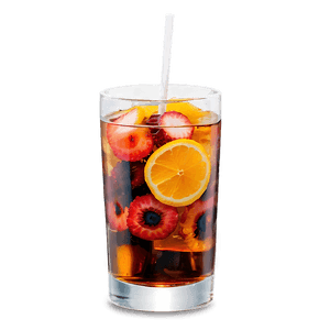 Iced Tea with Fruit Pieces PNG 57 PNG
