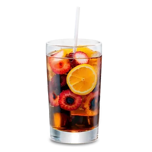 Iced Tea With Fruit Pieces Png 57 PNG Image