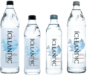 Icelandic Glacial Water Glass Bottle, HD Png Download PNG