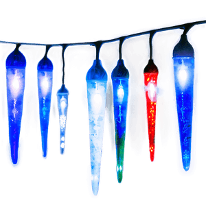 Icicle Christmas Lights PNG jjv68 PNG image with transparent background