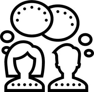 Transparent Collaboration Png - Female And Male Icon, Png Download PNG with transparent background