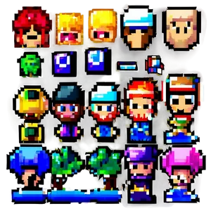 Iconic 16 Bit Game Sprites Png 13 PNG Image