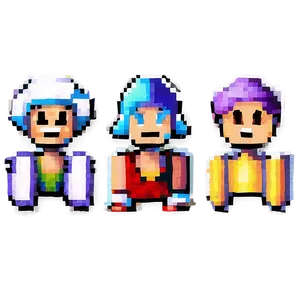 Iconic 16 Bit Game Sprites Png Yqr11 PNG Image