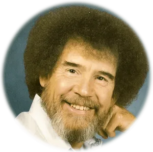 Iconic Afro Haired Artist PNG Image