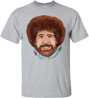 Iconic Afro Portrait T Shirt Design PNG Image