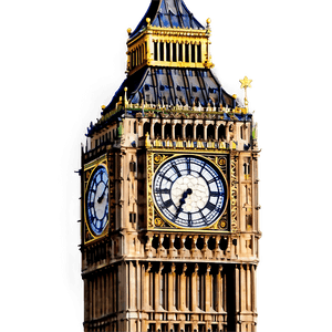 Iconic Big Ben Clock Tower PNG 06242024 PNG
