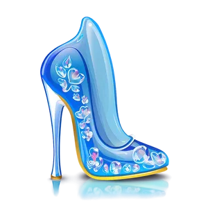 Iconic Cinderella Glass Shoe Png 6 PNG Image