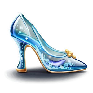 Iconic Cinderella Glass Shoe Png Qdu PNG Image