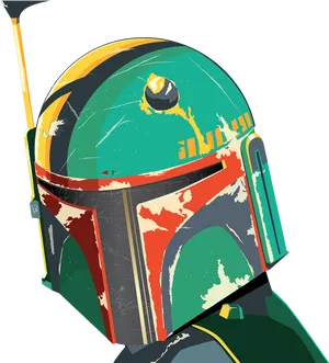 Iconic Helmet Graphic Art PNG Image