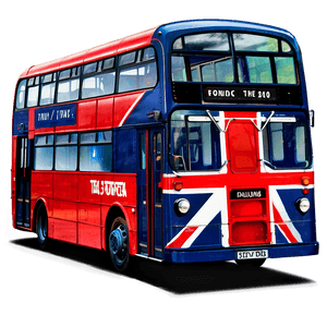 Iconic London Bus PNG 9 PNG with transparent background