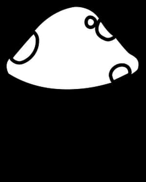 Iconic_ Mushroom_ Cap_ Vector PNG with transparent background