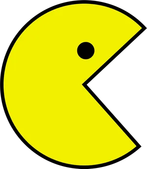 Iconic Pacman Graphic PNG Image