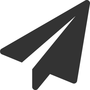 Iconic Paper Plane Graphic PNG Image