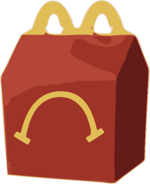 Not So Happy Meals - Happy Meal Sad Face, HD Png Download PNG