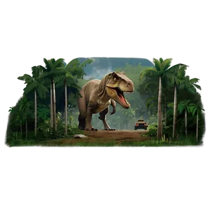 Iconic Scenes Jurassic Park Png 06112024 PNG Image