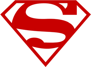 Iconic Superman Logo PNG Image