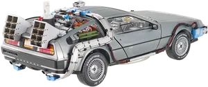 Iconic Time Travel Vehicle PNG Image